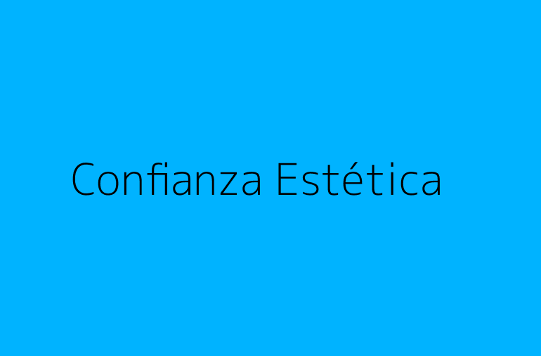 Confianza Estética